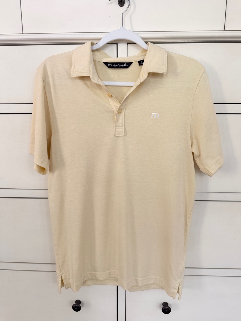 Travis Mathew Men's Butter Yellow Polo